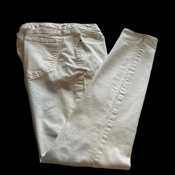 Rewash White Skinny Jeans Mid Rise Denim Pants Stretch Sz Juniors 9/29 - Picture 1 of 16